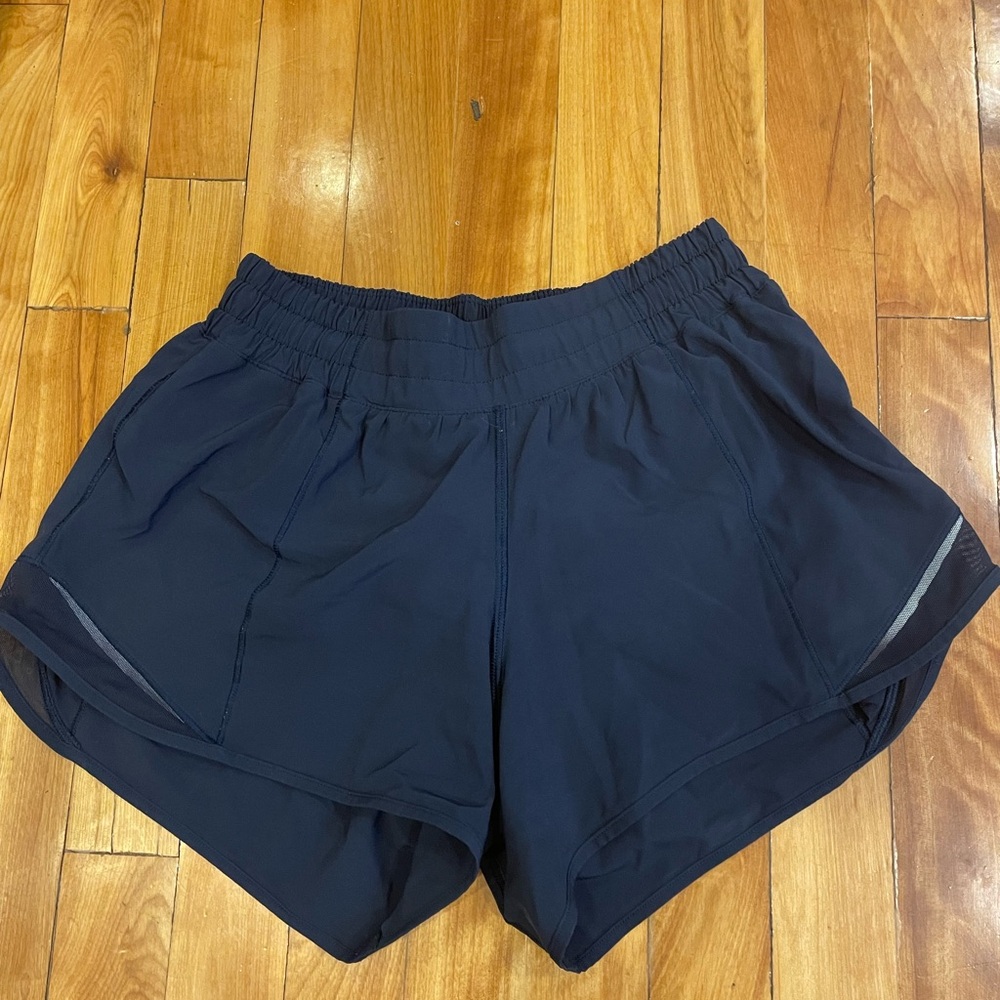 Women's Navy Blue Athletic Shorts